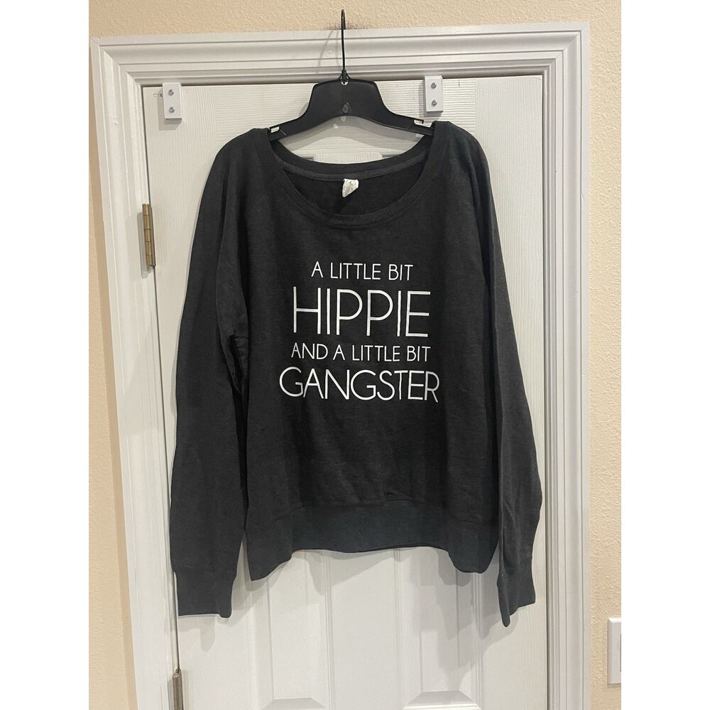 A Little Bit Hippie And A Little Bit Gangster Sweater Size XL